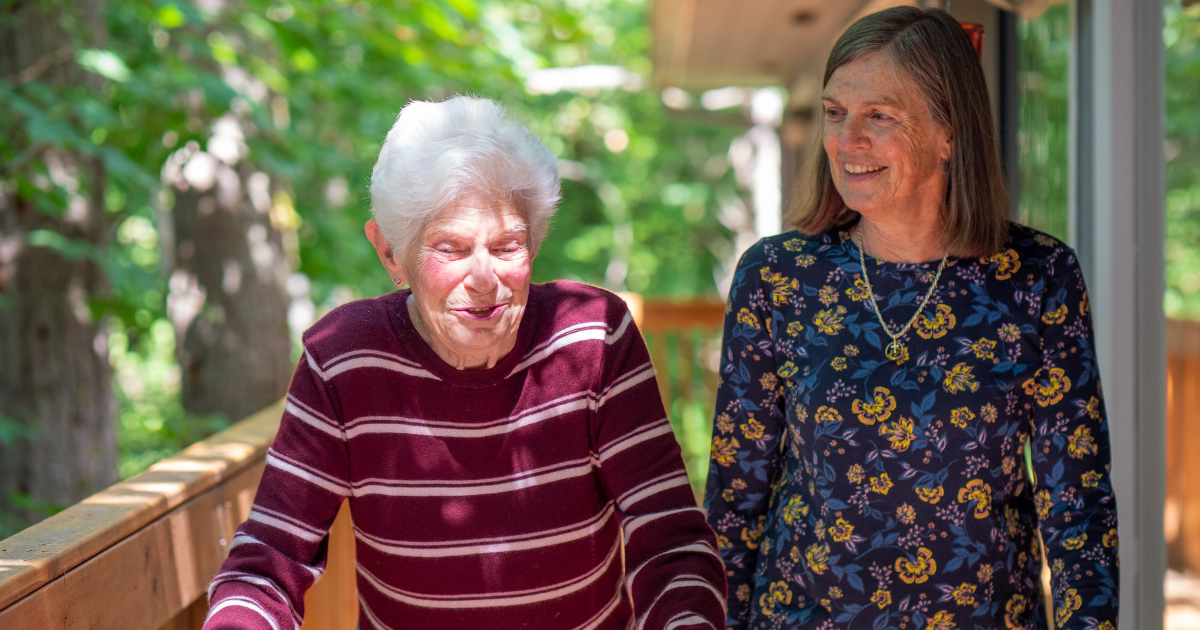 Elderly caregivers can provide amazing bonds