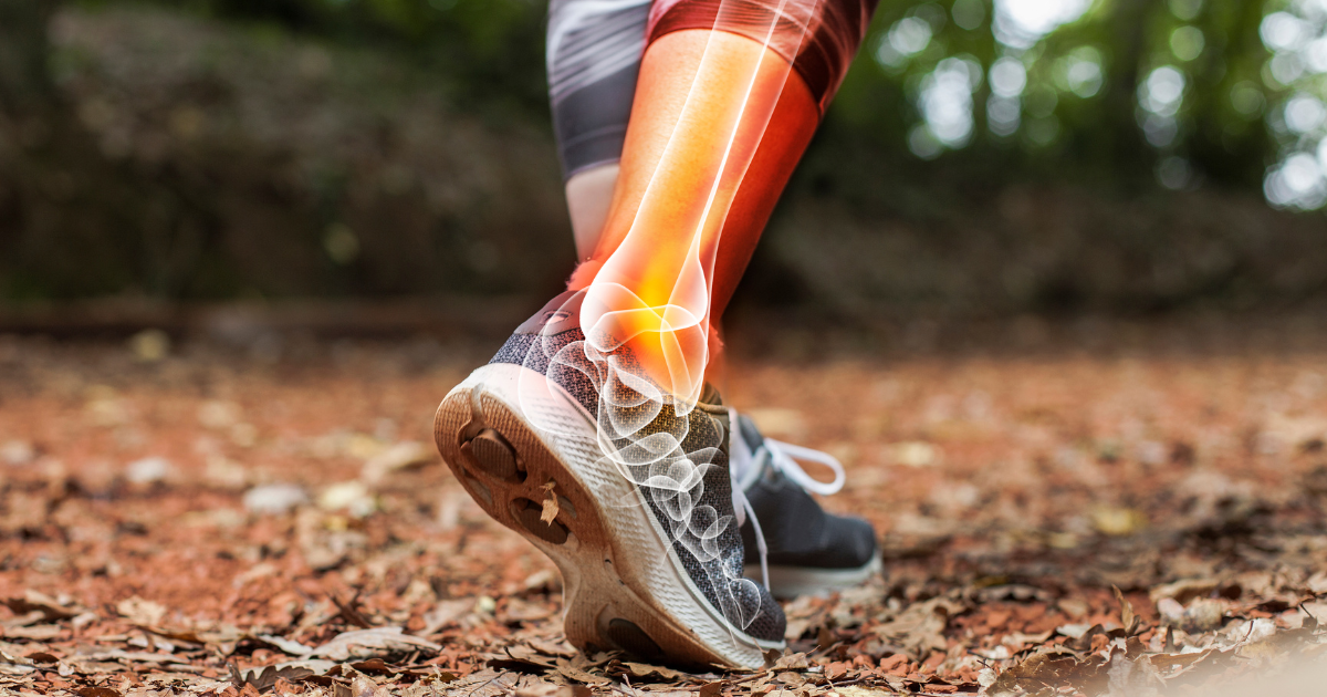 elderly considering orthopedic health walking in the fall