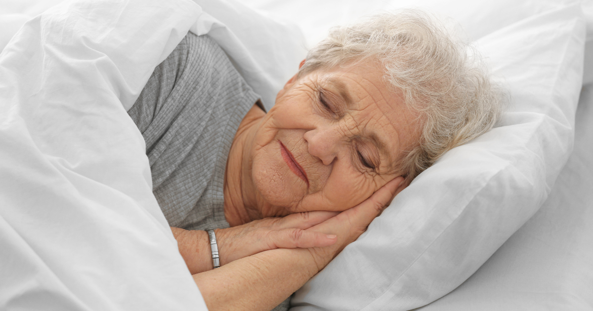 Getting adequate sleep for elderly