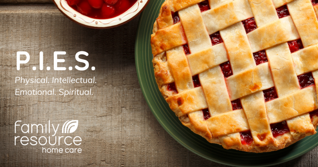 Holistic caregiving with the P.I.E.S. method