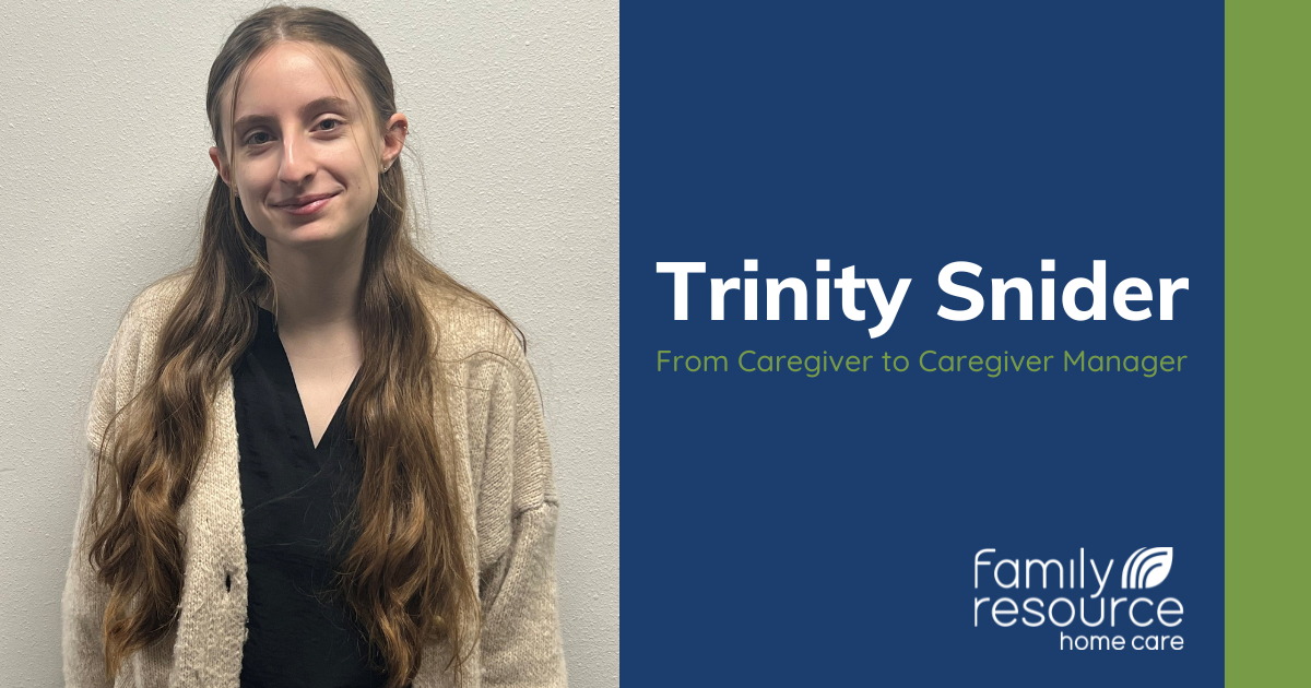 Trinity Snider's journey from caregiver to caregiver manager