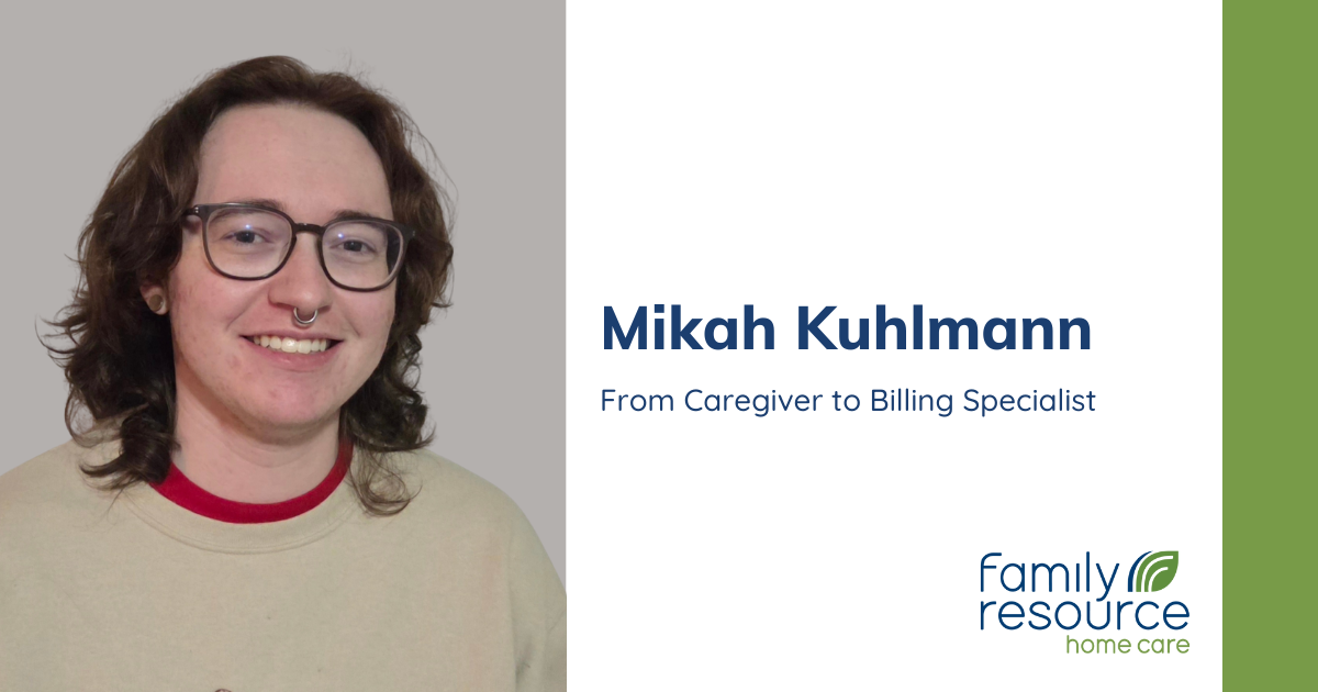 Mikah Kuhlmann journey from caregiver to billing specialist in Spokane